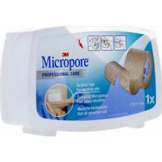 Micropore Esparadrapo Piel Sensible Nude 25cmX5m 1ud