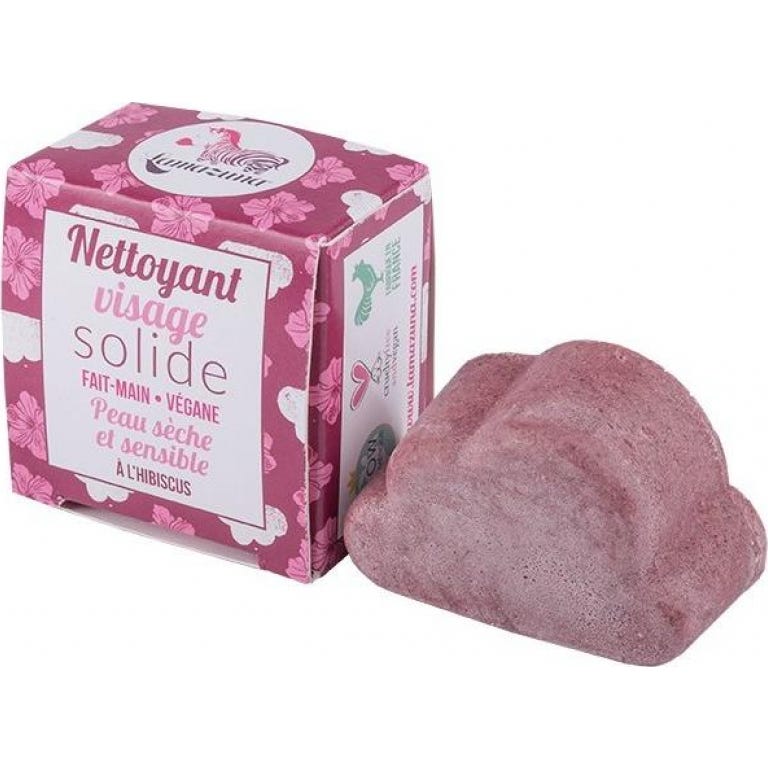 Lamazuna Nettoyant Visage Solide Peau Sèche et Sensible 25g