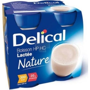 Delical Bois Hphc Lact Nat 200mlx4
