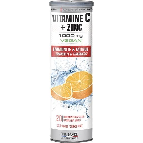 Eric Favre Vitamine C 1000mg + Zinc 20comp
