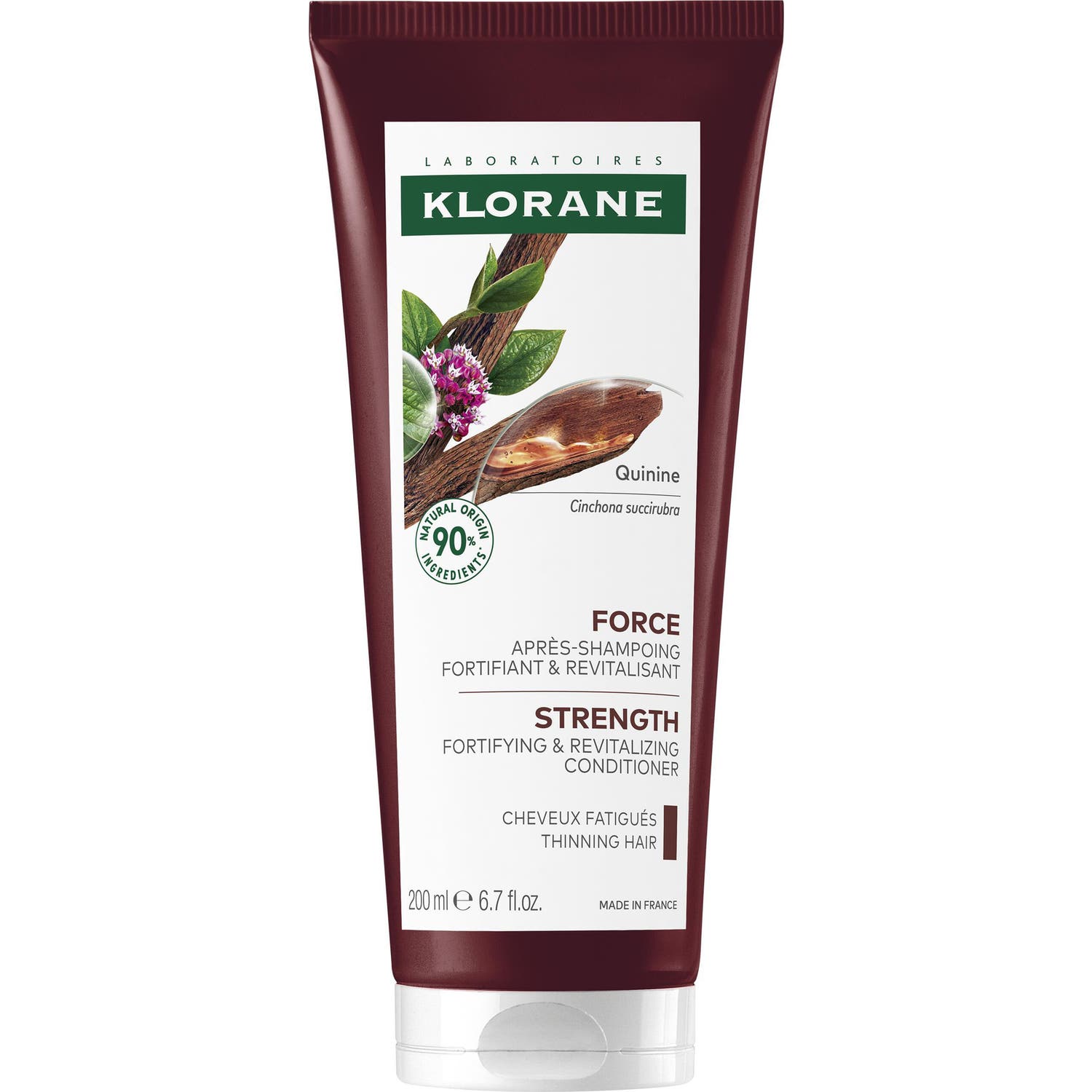 Klorane Après-Shampoing Fortifiant et Stimulant Quinine & Edelweiss Bio 200ml