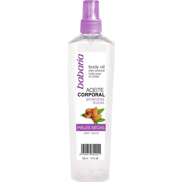 Babaria Huile hydratante pour le corps à l'amande Babaria 300ml