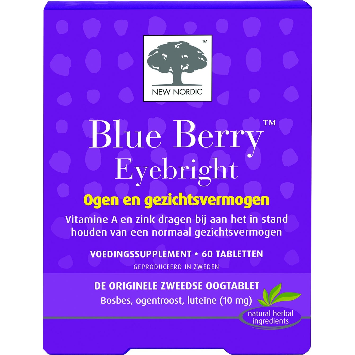 New Nordic Blue Berry 60 Comprimés