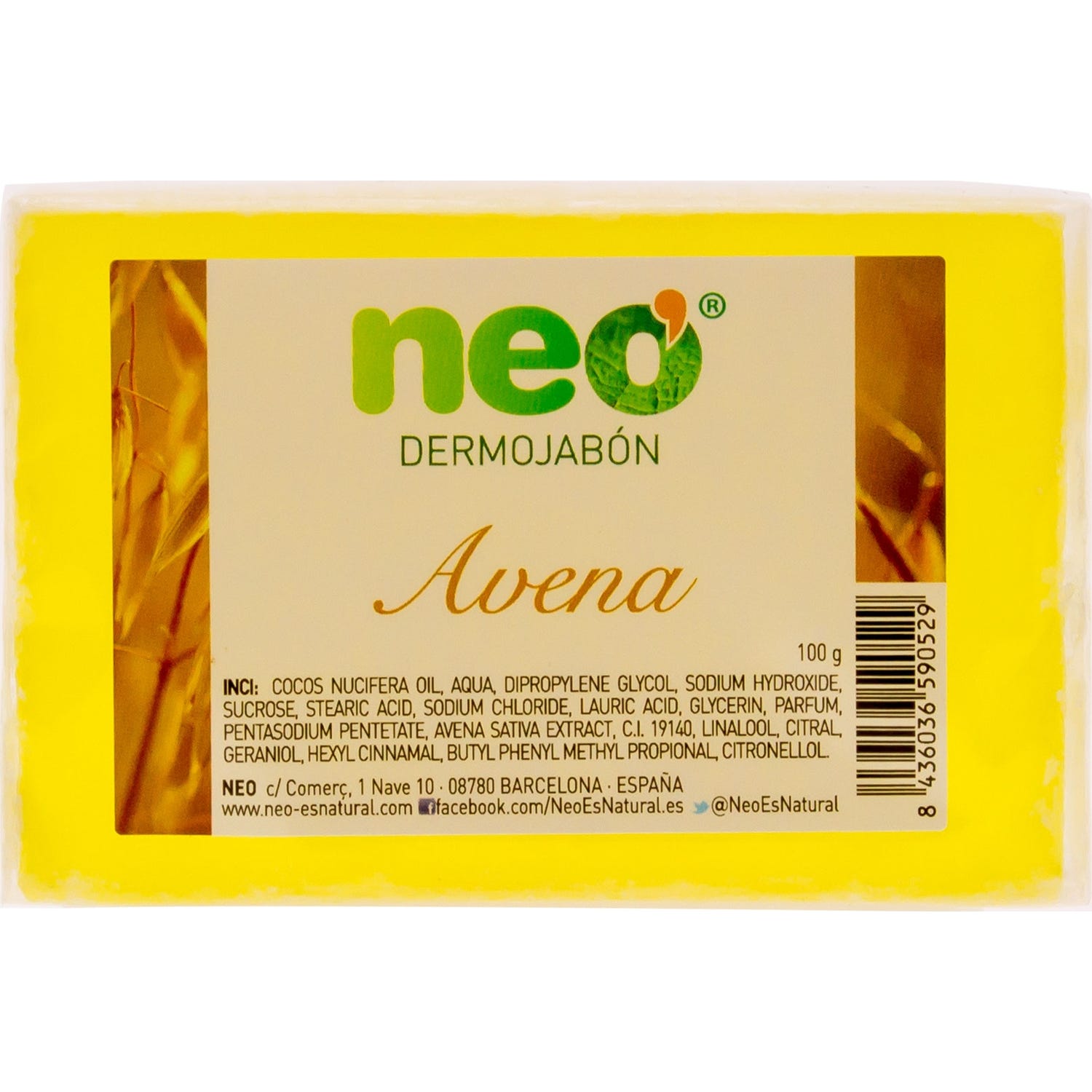Savon à l'avoine Neo 100 G