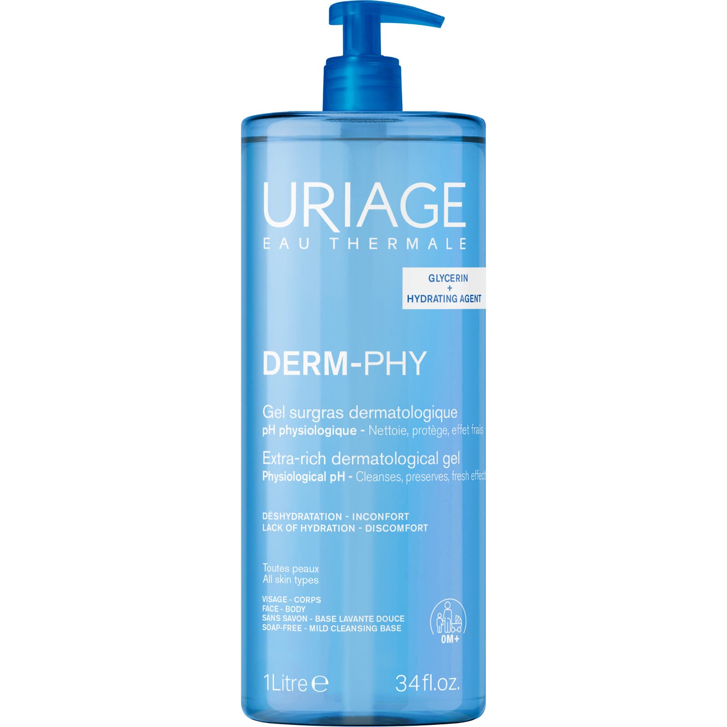 Uriage Derm-Phy Gel Surgras 1000ml