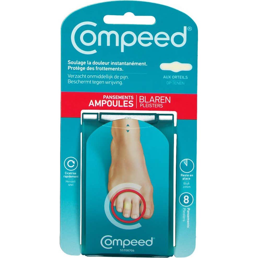 Compeed™ blisters orteils 8 pcs