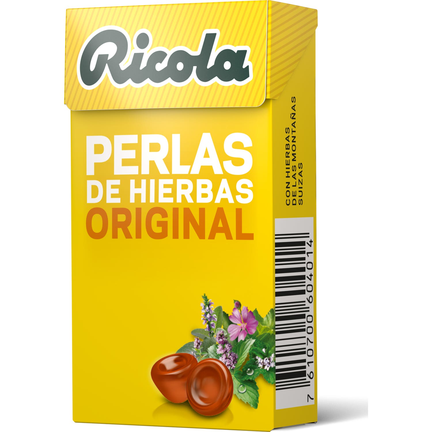 Ricola perles sans sucre Herbes suisses 25g