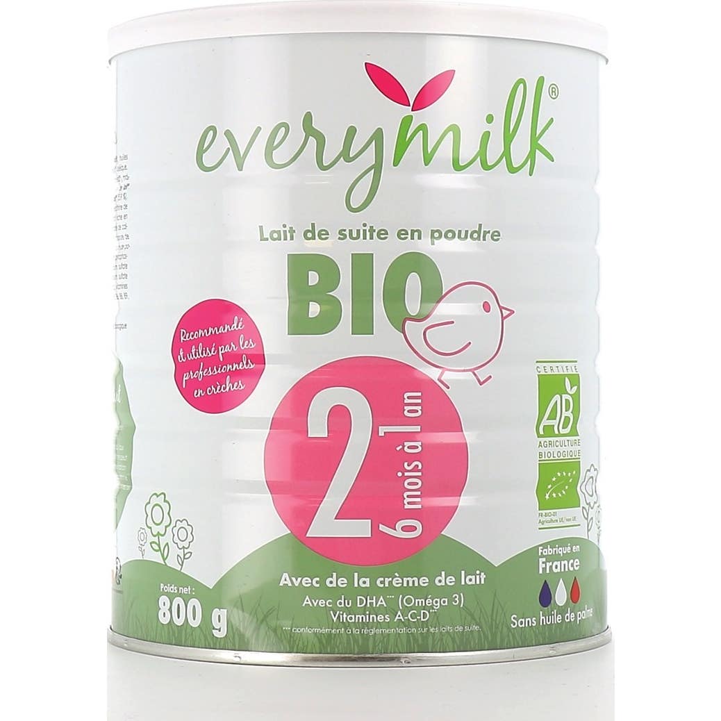 Lait en poudre 2ème âge Everymilk 800g