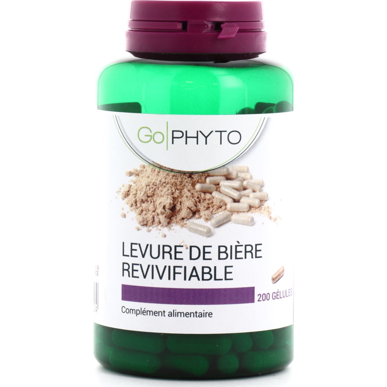 Go Phyto Levure de Bière Revivifiable 200 Gélules