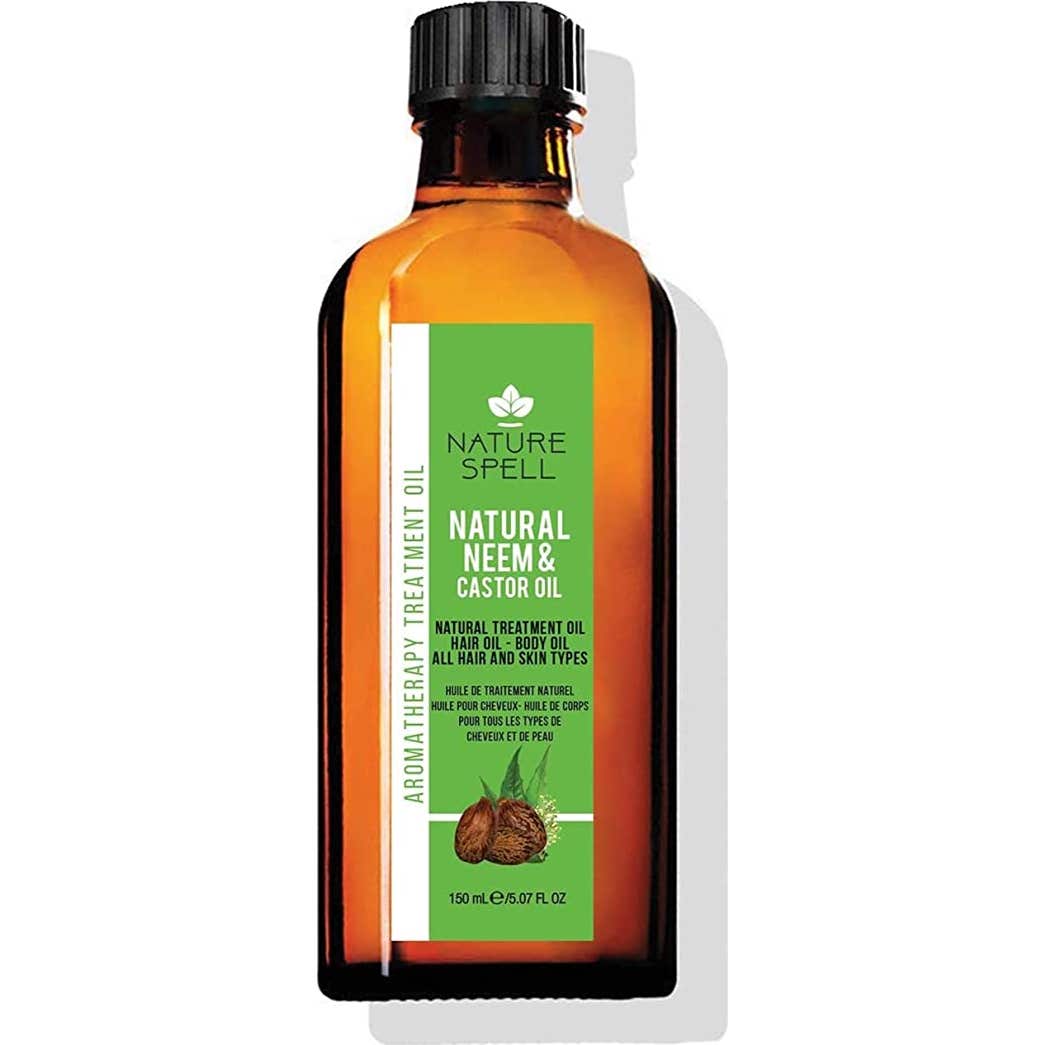 Nature Spell Huile Ricin Neem Corps Cheveux 150ml