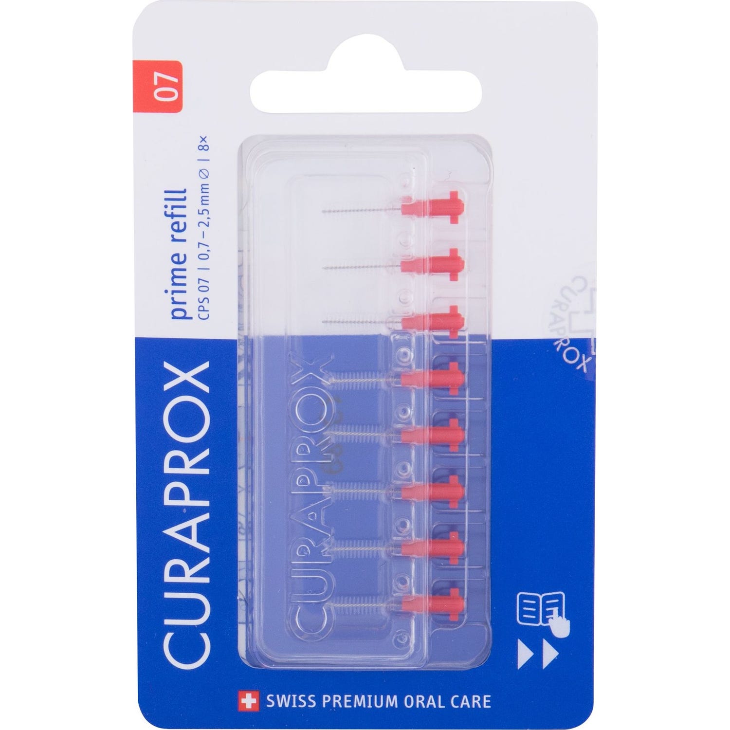 Curaprox Prime Refill CPS 07 8 Unités