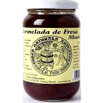 Confiture de fraises sans sucre Cal Valls 370 g