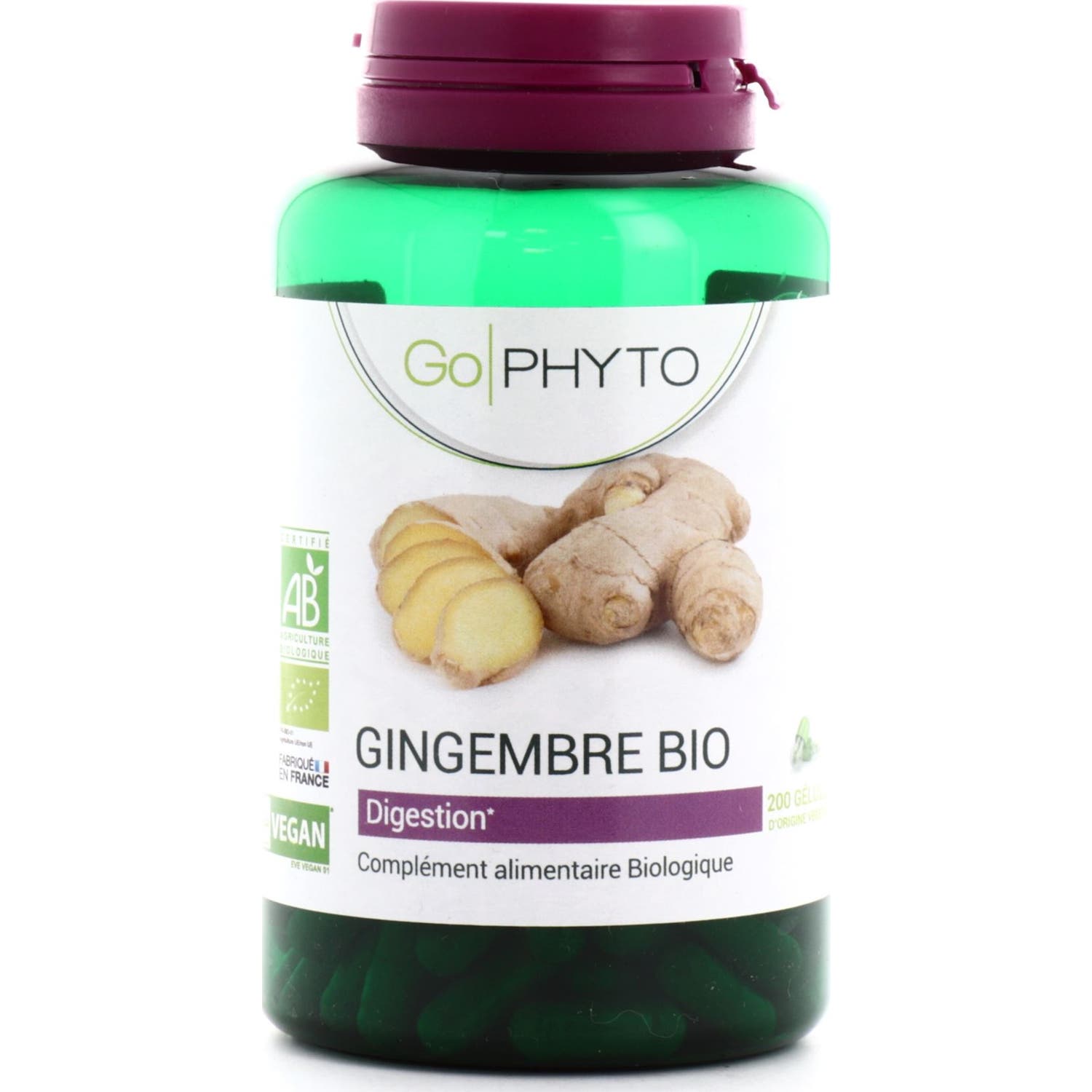 Go Phyto Gingembre Bio 200 Gélules
