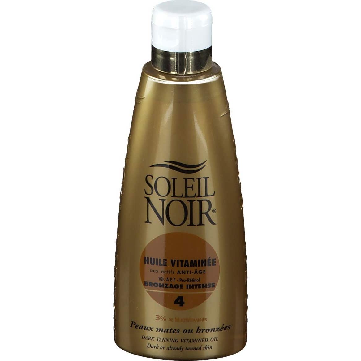 Soleil Noir Huile Vitaminée Bronzage Intense Spf 4 150ml