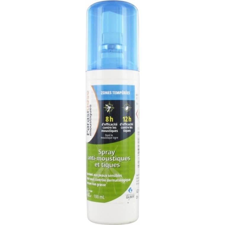 Parasidose Spray Anti-moustiques et Tiques Zone Tempérée 100ml