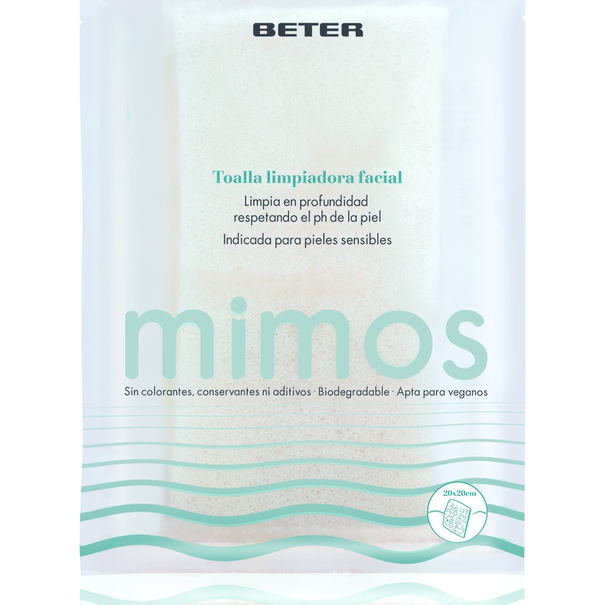 Beter Toalla Limpiadora Facial Konjak-mimos *