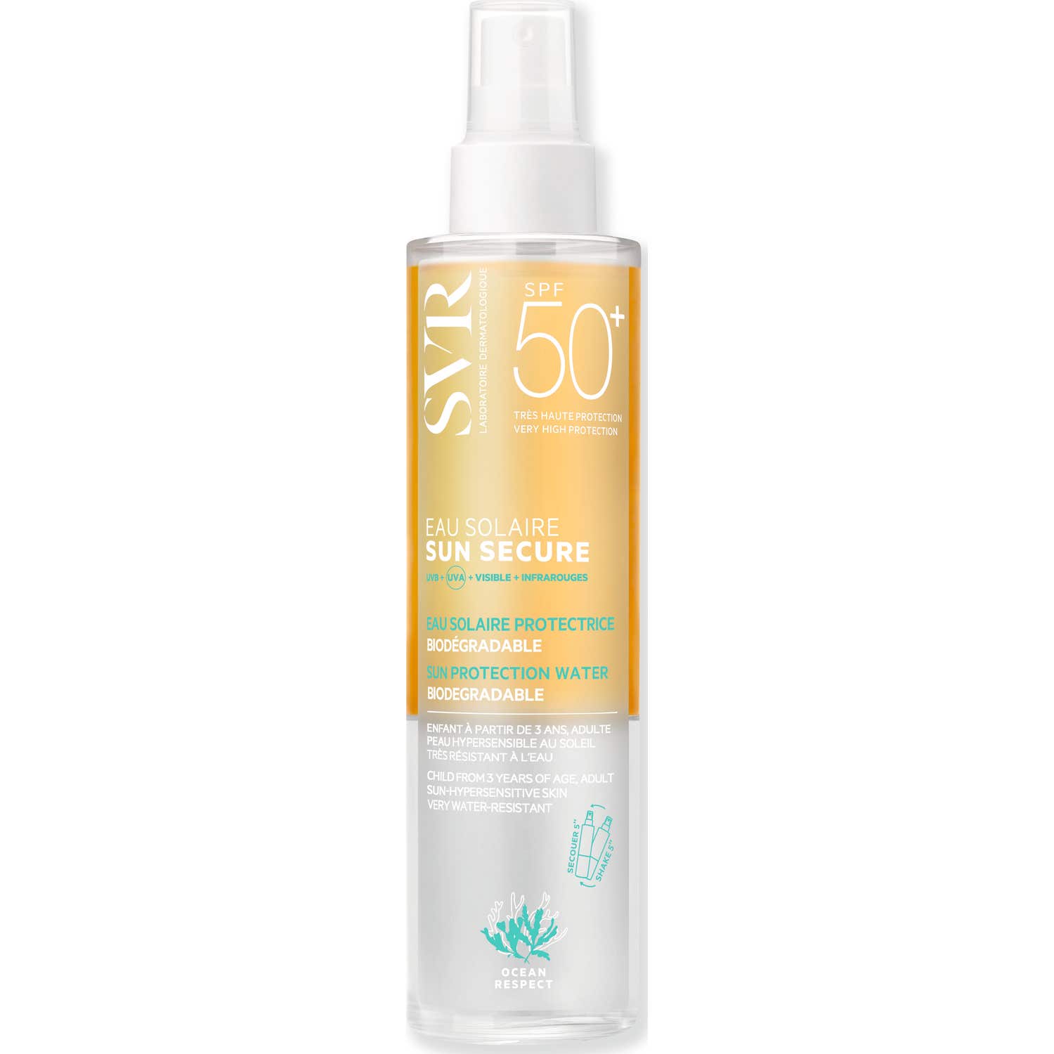 SVR Sun Secure Eau Solaire SPF50+ 200ml