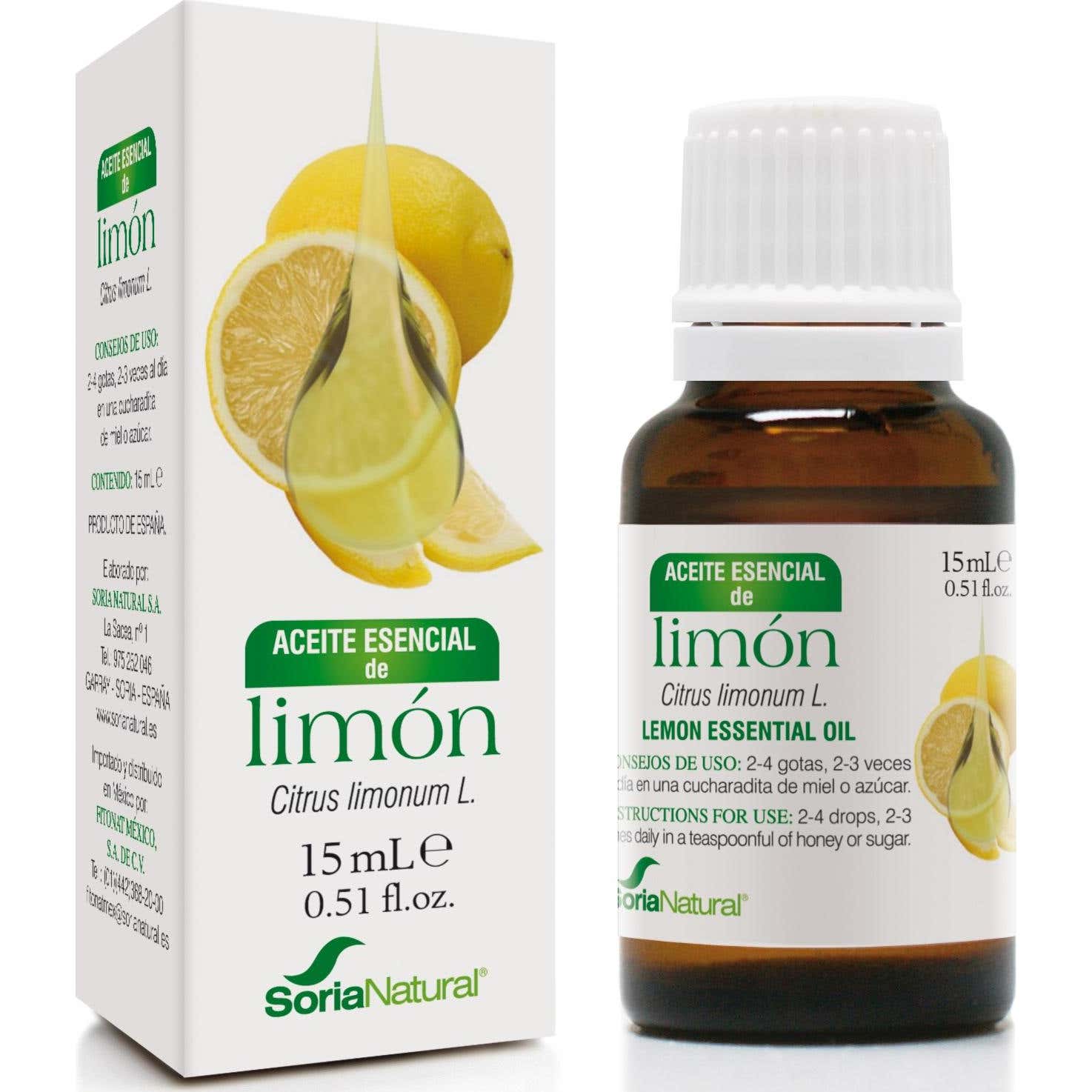 Soria Natural Aceite Esencial Limón 15ml