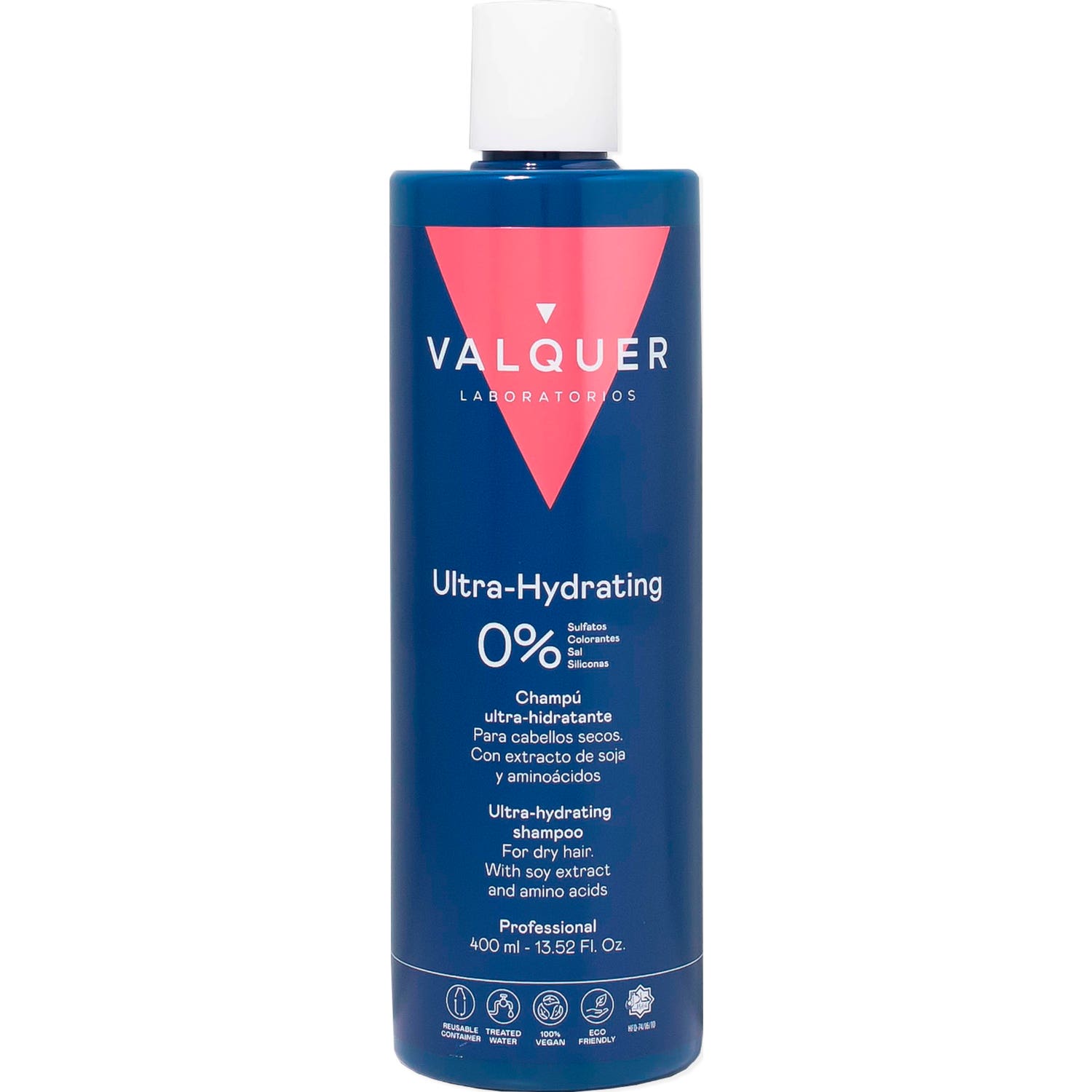 Shampooing ultra hydratant pour cheveux secs Valquer 400 ml