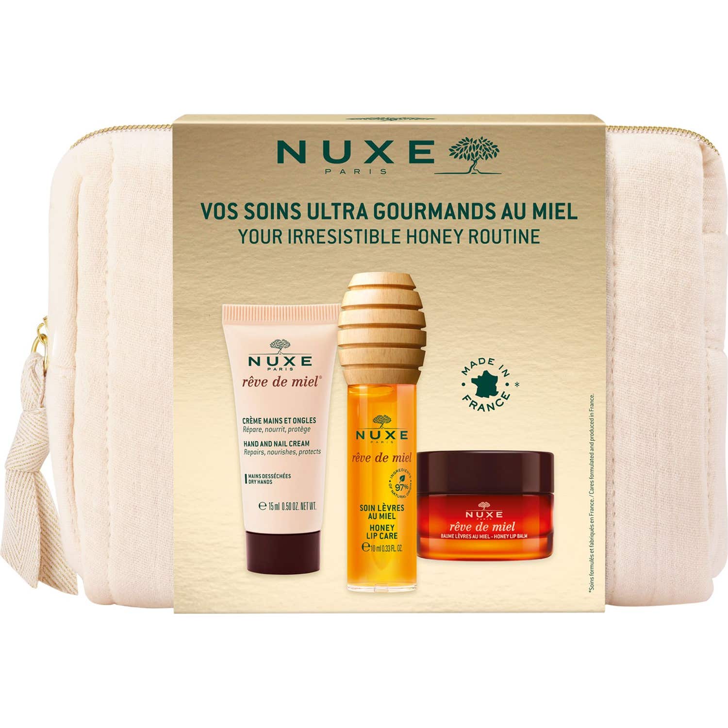 Nuxe Rêve de Miel Trousse Vos Soins Ultra Gourmands au Miel