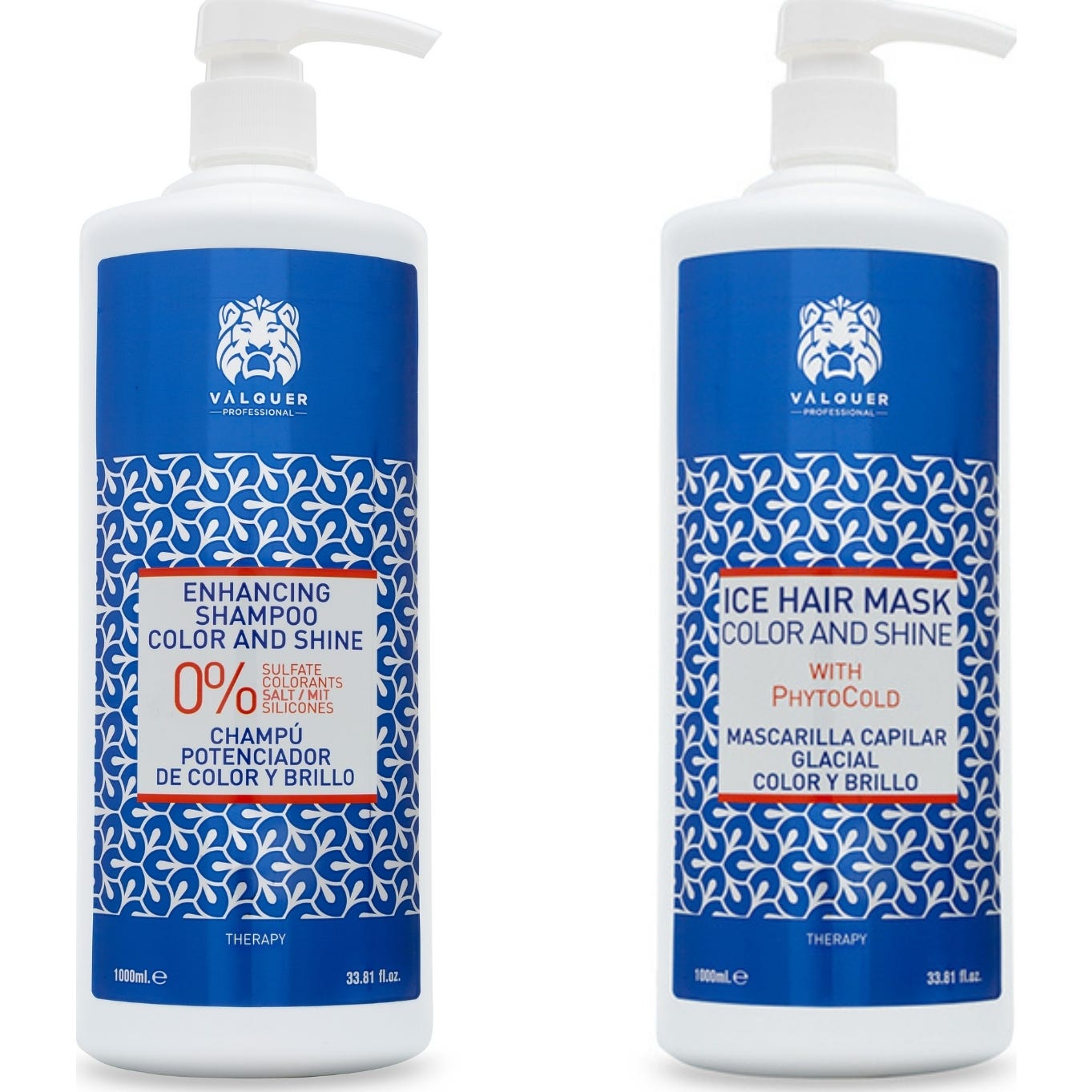 Valquer Pack Potenciador del Color y Brillo Champú + Mascarilla