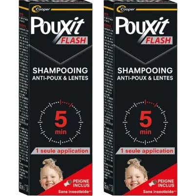 Pouxit Flash Shampoing 2x100ml