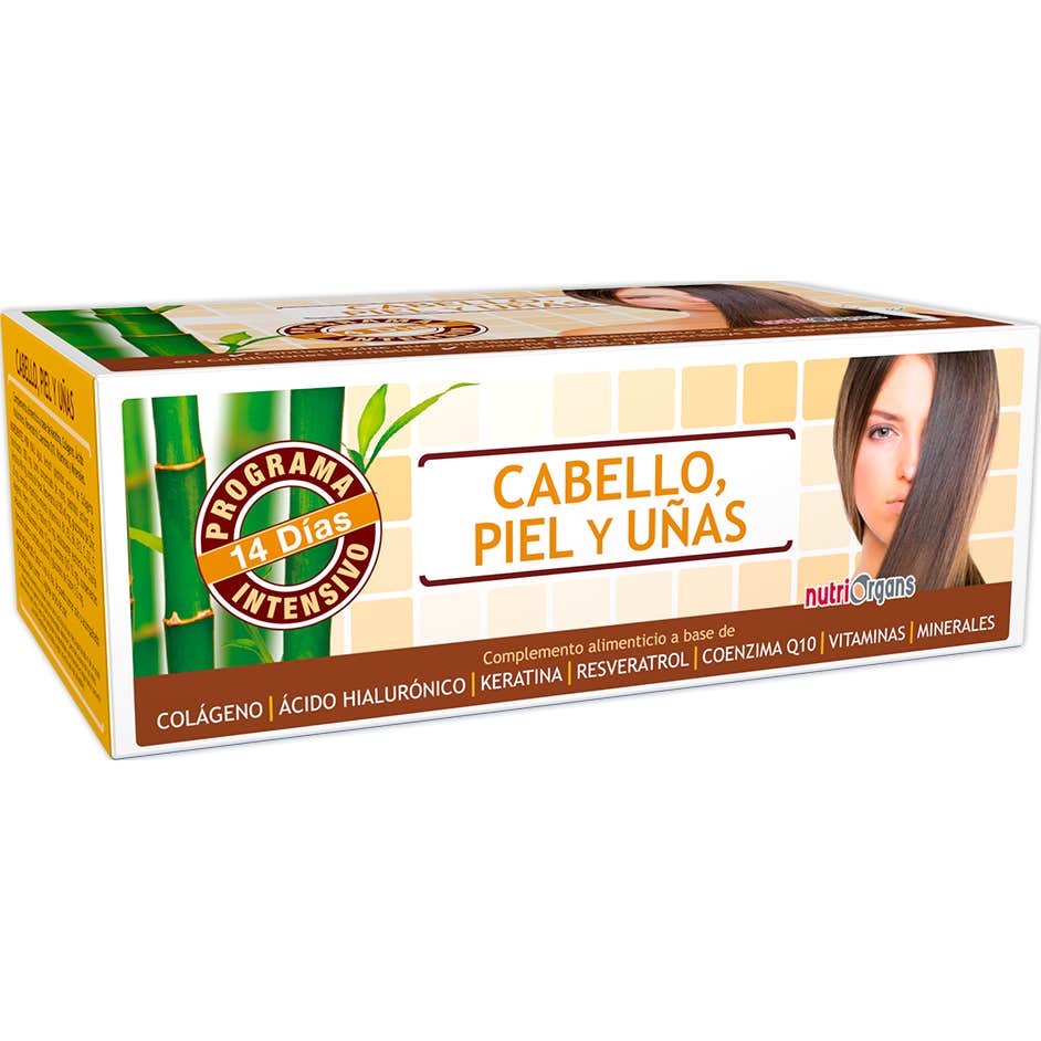 Tongil Nutriorgans Cabello Piel Y UñAs 14 Viales-image