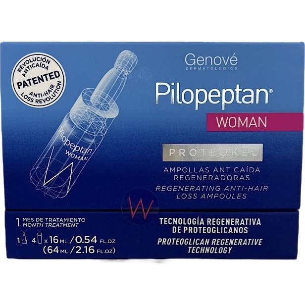 Pilopeptan Woman Proteokel Ampoules Anti Chute 4x16ml