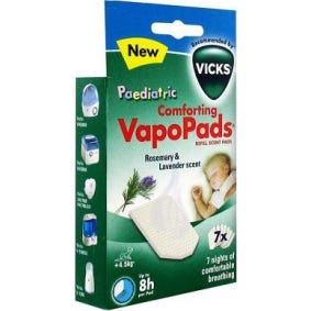 Vicks Vapopads Tablettes de Recharge Romarin et Lavande x 7