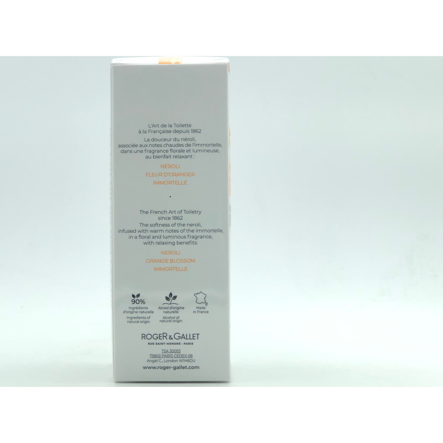 Roger & Gallet Neroli Eau Parfumée 100ml