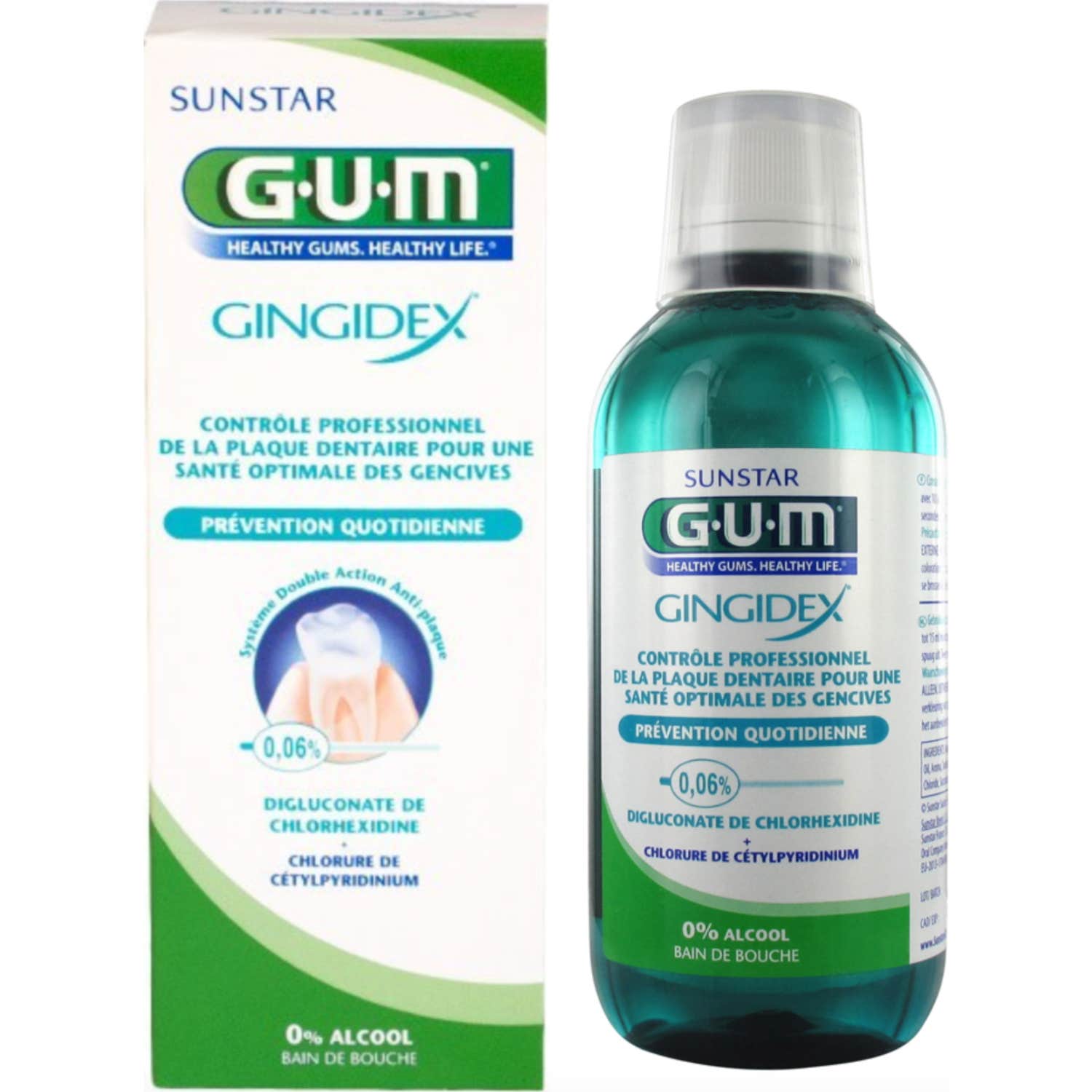 Gum Gum® Gindidex Bain De Bouche Sans Alcool 0,06% Bain De Bouche 300 Ml - Image 5