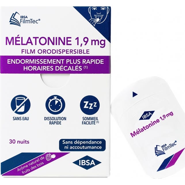 Ibsa Melatonine 1,9Mg Films Orodispersibles Taille 30