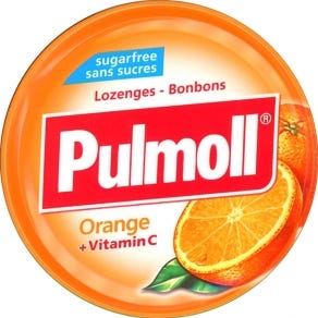 Pulmoll Bonbons Orange Sans Sucres 45g