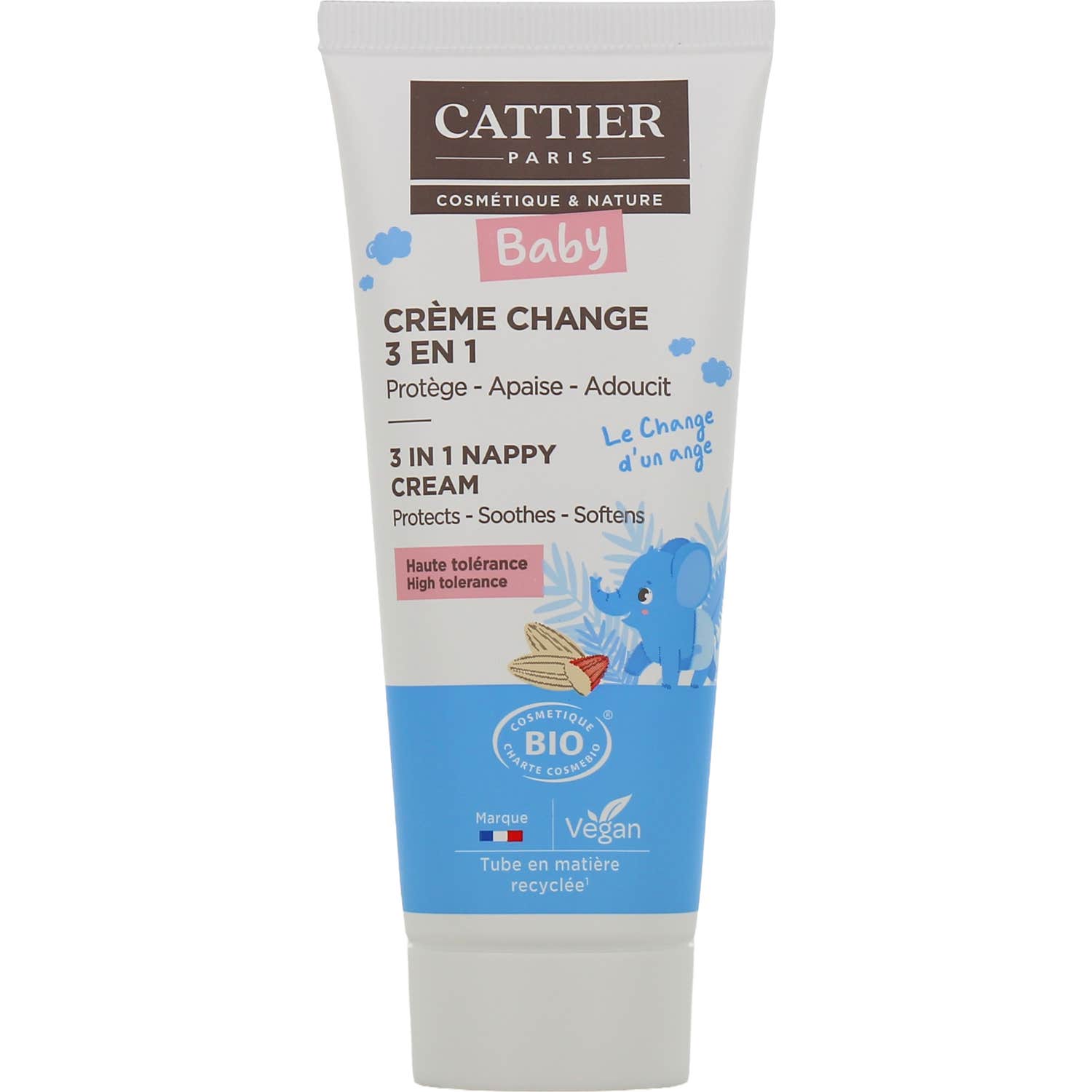 Cattier Crème Change 3en1 Bio 75ml