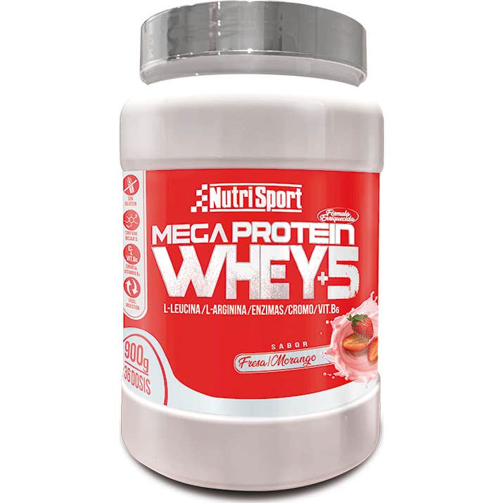 NutriSport Mega Protein Whey 5 Chocolat 900g