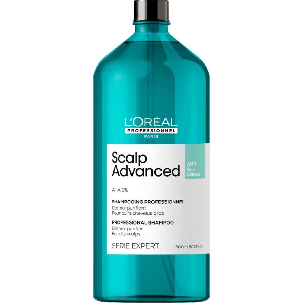L'Oréal Scalp Advanced Anti-Oiliness Dermo-Purifier Shampoo 1500ml