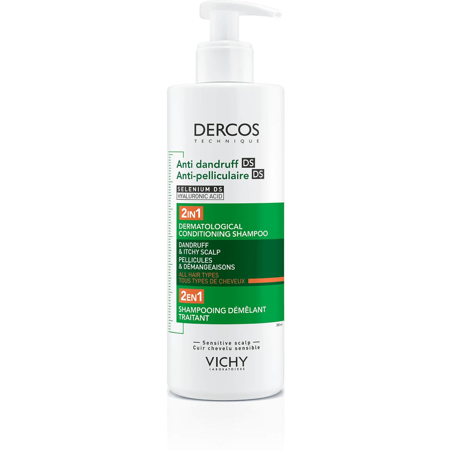 Vichy Dercos Technique Antipelliculaire DS Shampooing 2 En 1 390ml