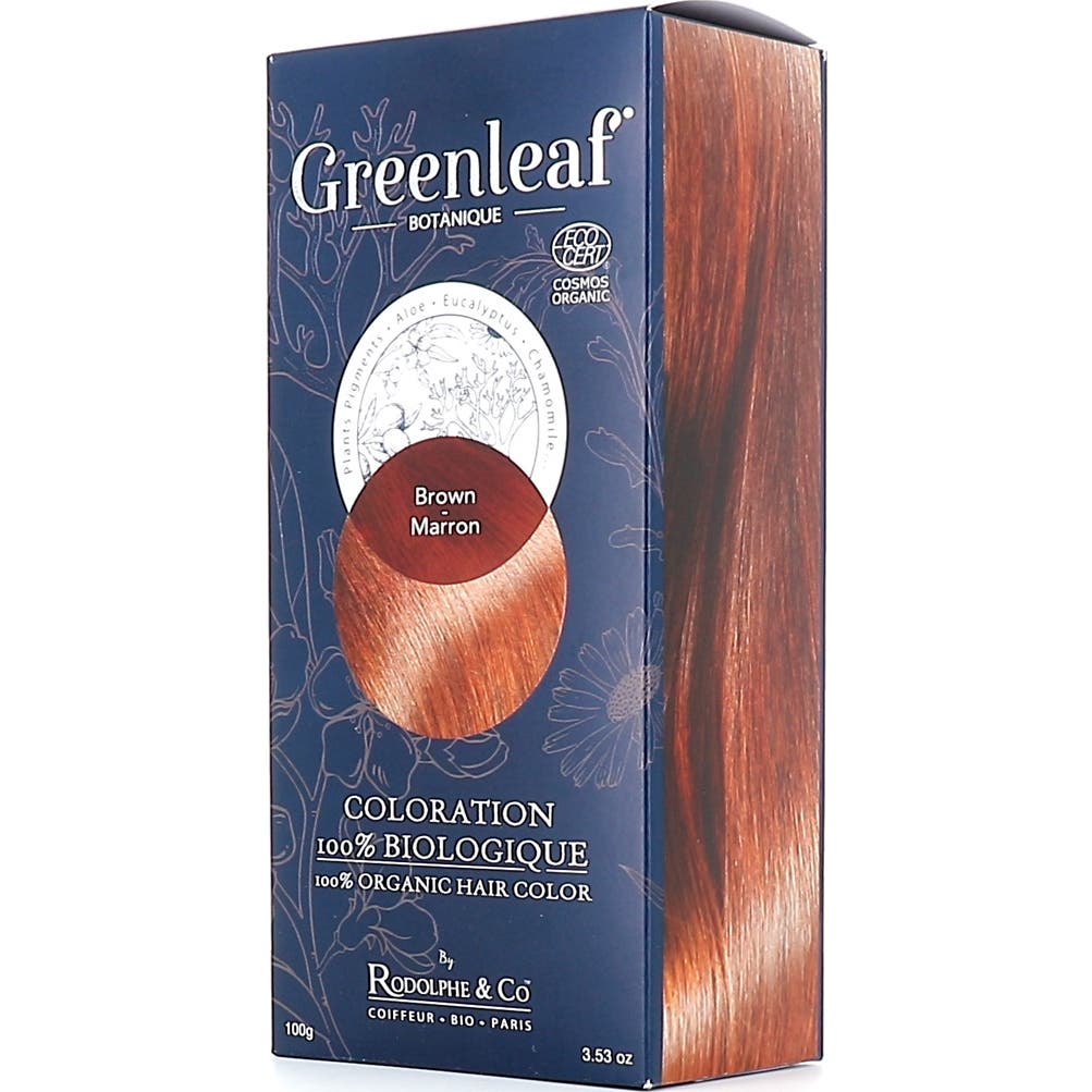 Greenleaf Botanique Colorant Capillaire Brun 100% Bio 100g