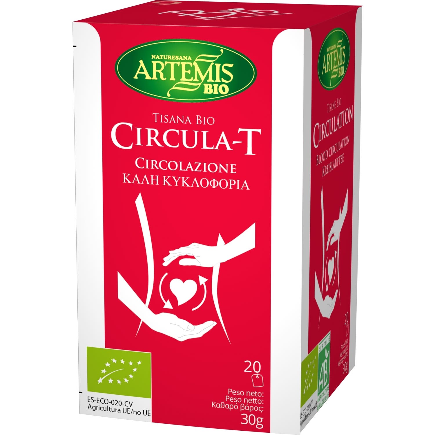 Artemis Organic Tisane Circula-T 20 filtres