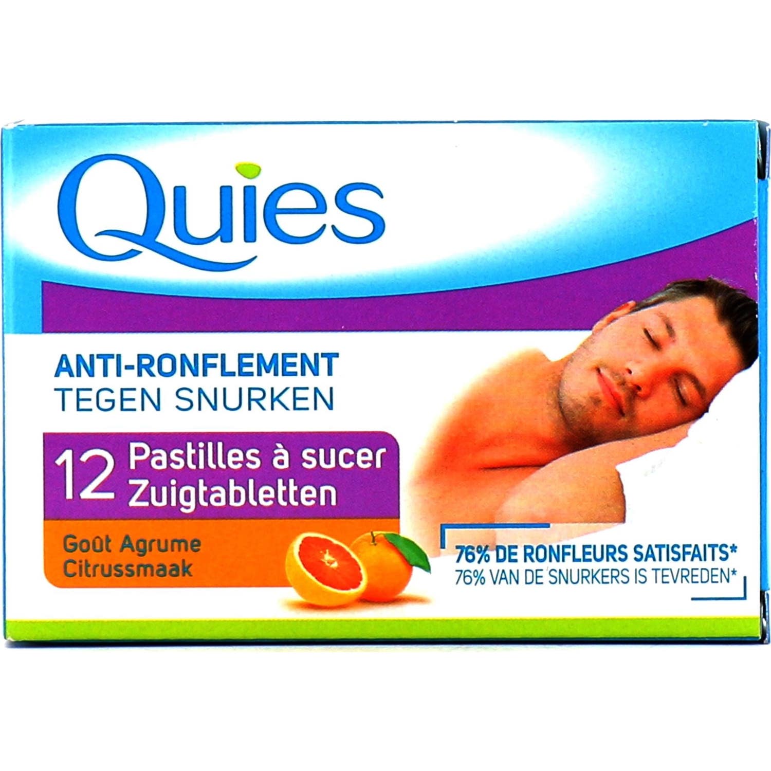 Quies Pastilles À Sucer Anti Ronflement goût Agrume