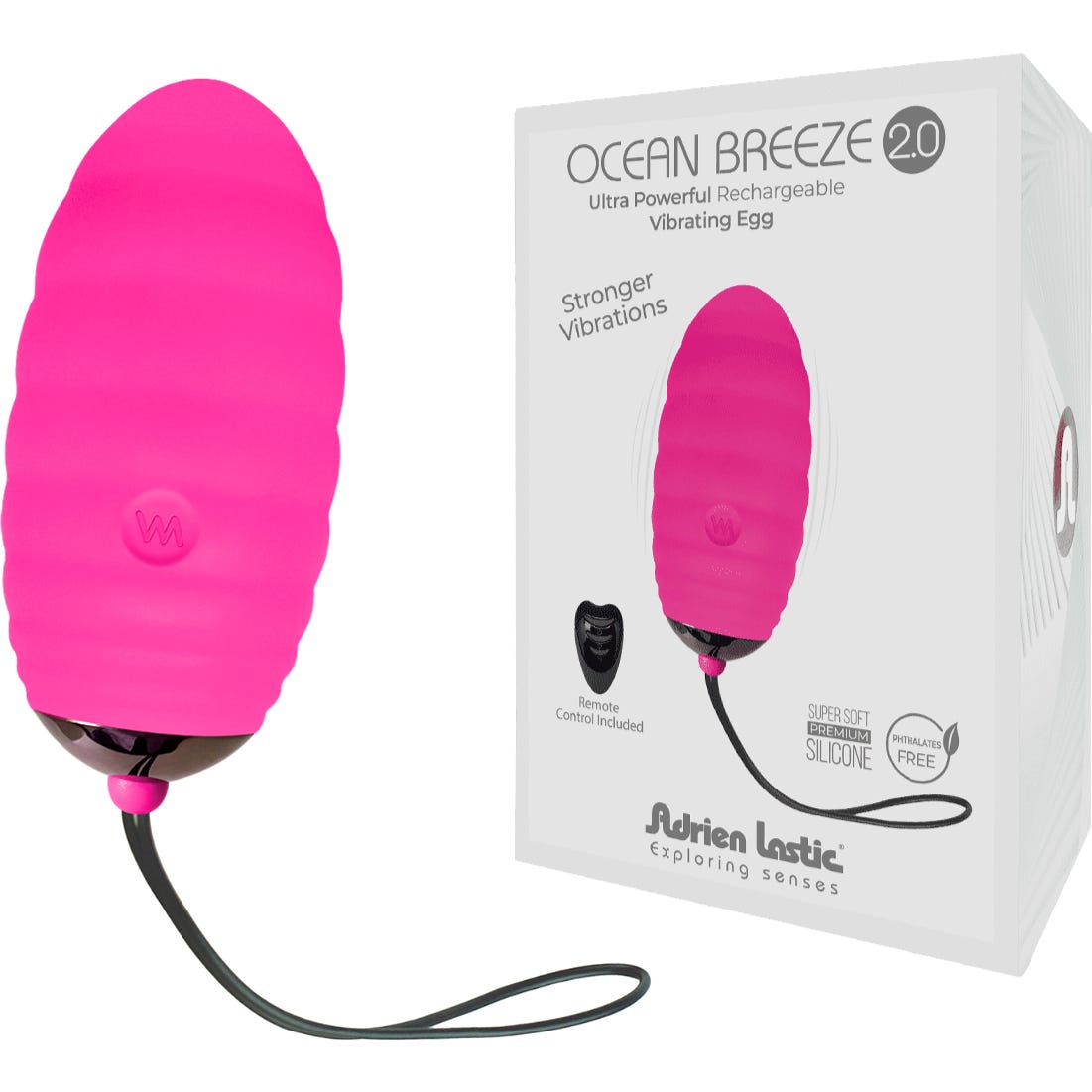 Adrien Lastic Ocean Breeze 2.0 Oeuf Vibrant Rechargeable Ros 1ut