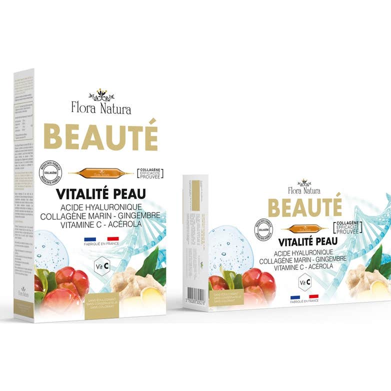 Flora Natura Beauté Vitalité Peau 20 Ampoules