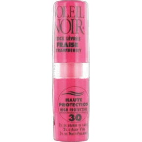 Bâton Soleil Noir Solaire Fraise Spf30 4g
