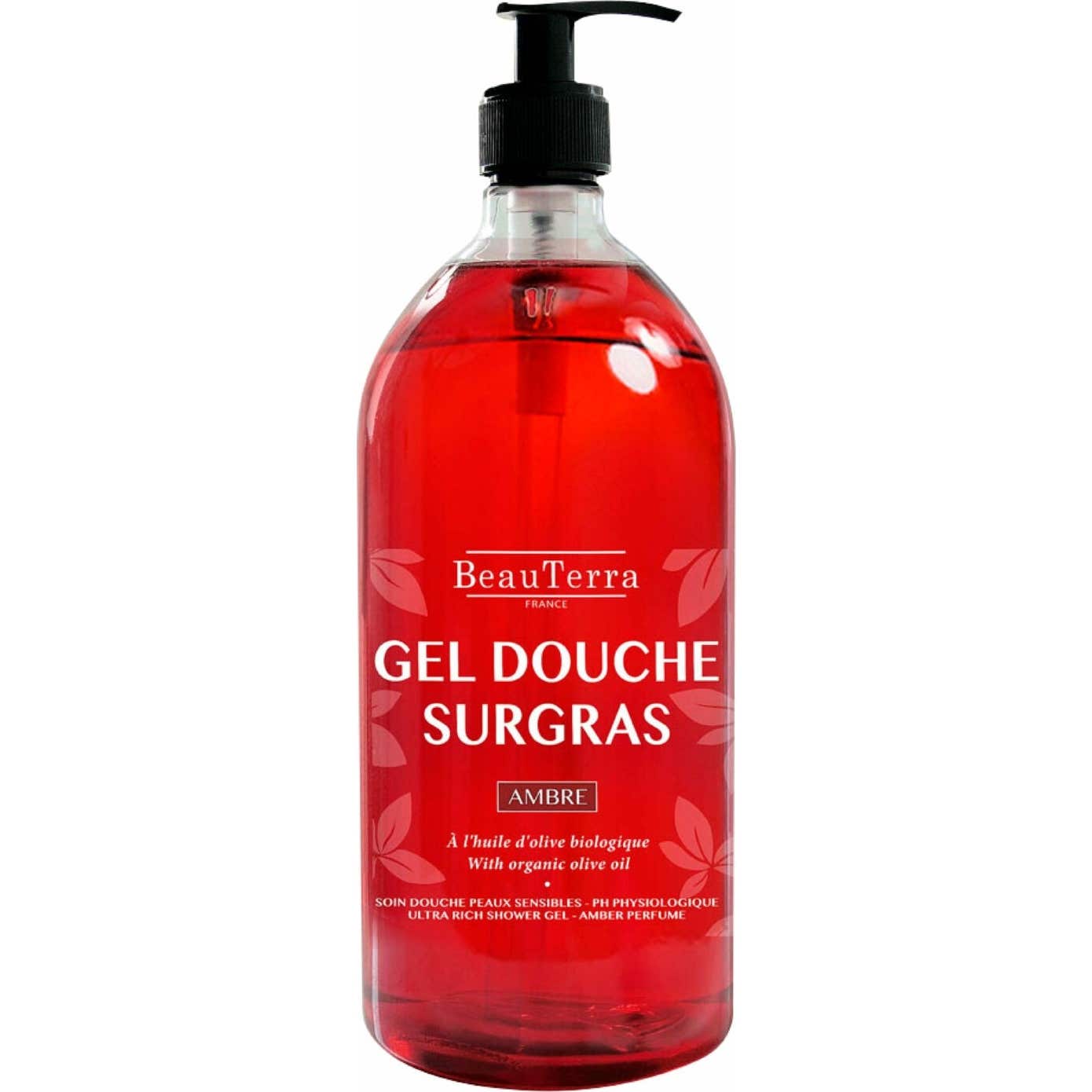 BeauTerra Gel Douche Surgras Ambre 1L