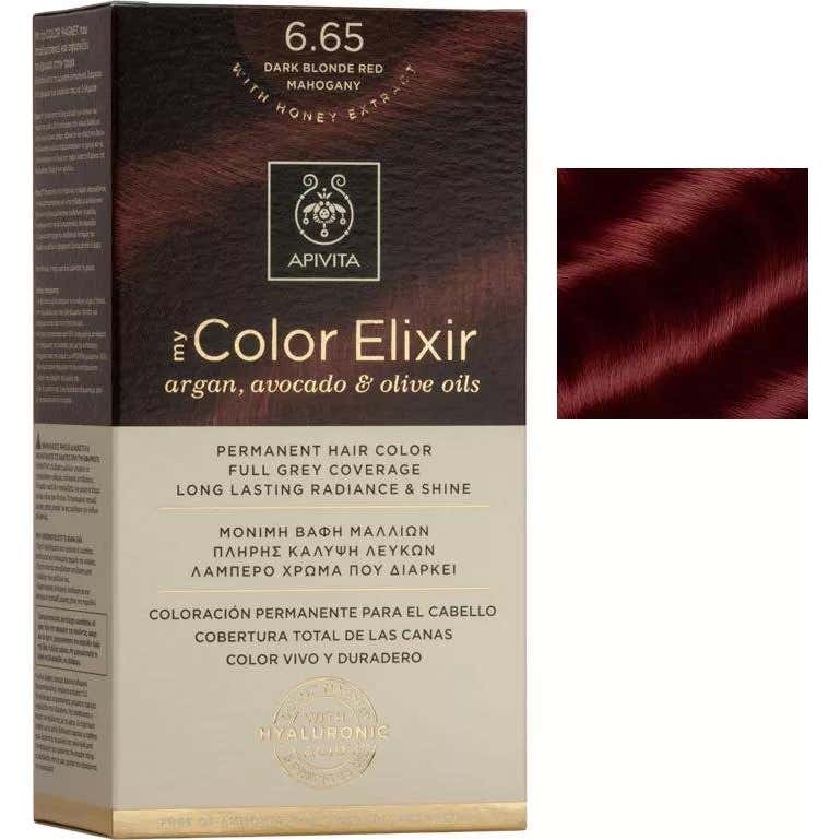 Apivita Kit Tinte My Color Elixir 6.65 Rubio Oscuro Caoba