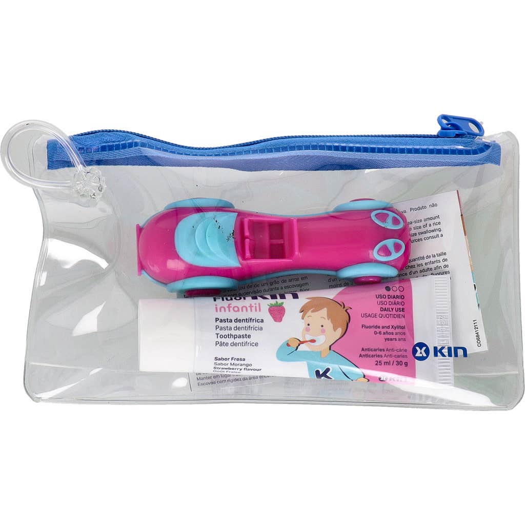 Kin Brosse À Dents Enfants Voyage Voiture + Dentifrice 25Ml