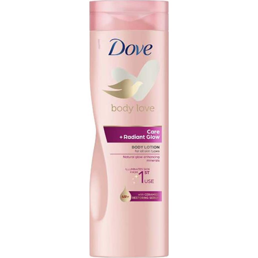Dove Body Love Care + Radiant Glow Body Lot All Skin Types 400Ml
