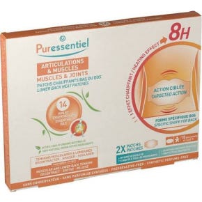 Puressentiel Patchs Chauffants Bas Du Dos Pure Heat 2 Patchs