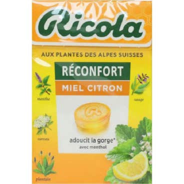 Ricola Réconfort Bonbons Miel Citron 50g