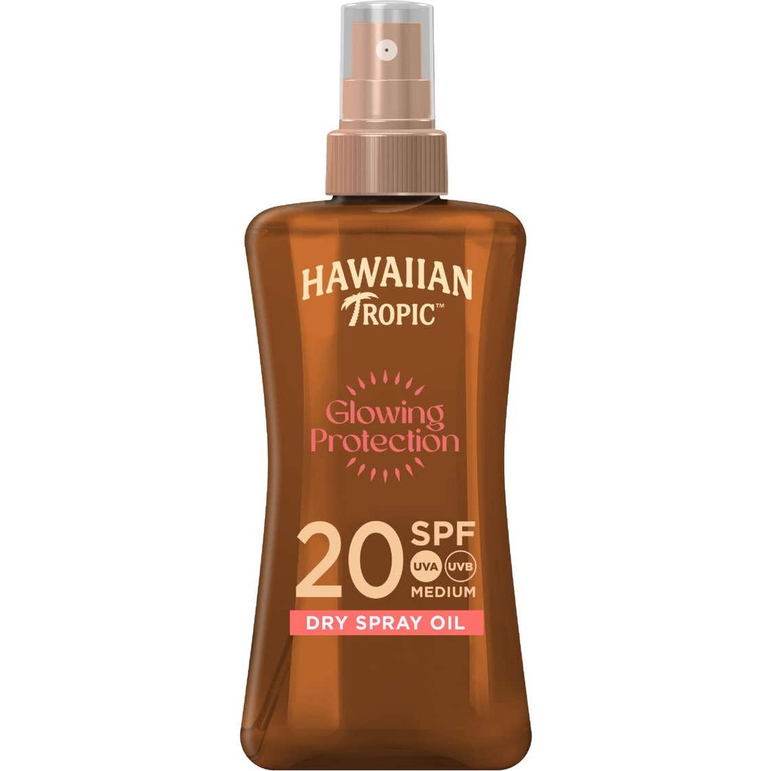 Hawaiian Tropic Protective Dry Spray Oil Spf20 Medium 200ml Vapo Vapo